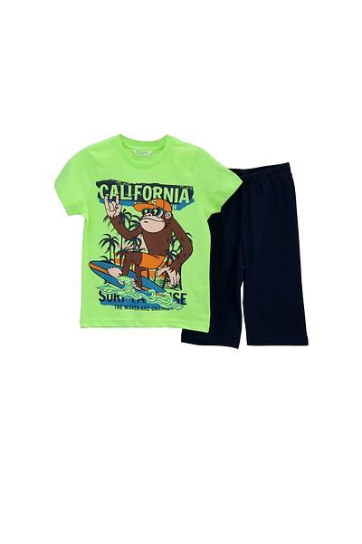 ROLY POLY Boy's Green Capri Set