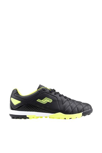 Jump Μαύρα νέον πράσινα παιδικά παπούτσια Astroturf/Crampons 190 21389G