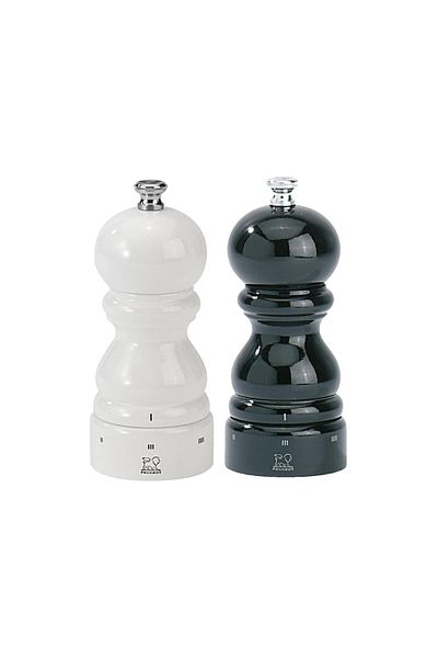 Peugeot Paris U Select 12 cm Black and White Pepper and Salt Mill Set