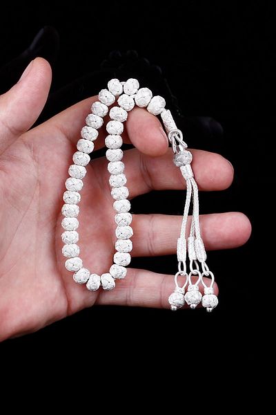 TESBİHCİBABA Small Size Hand Knitted Kazaz Rosary Tb1557