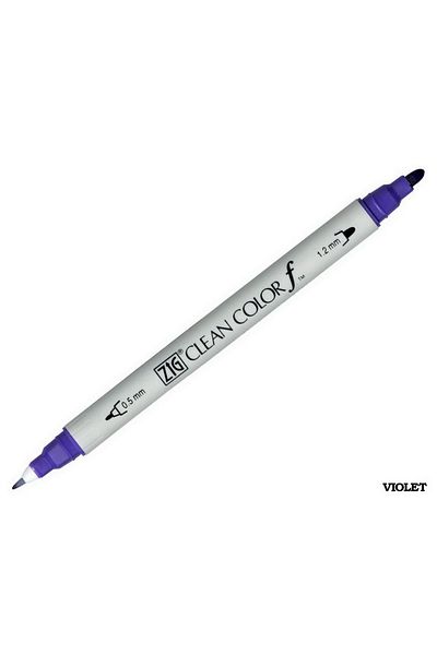 Zig Clean Color F Tcs-6000t 080 Violet Double Sided Pencil