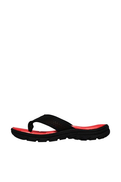 SKECHERS Supreme Big Boy's Black Slippers