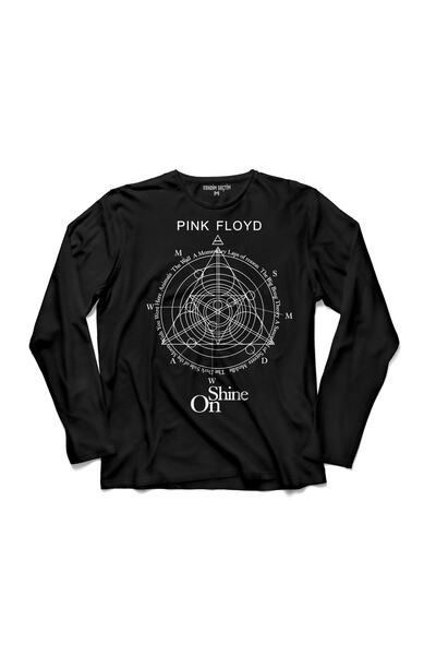 Kendim Seçtim Tricou cu mânecă lungă Shine On You Crazy Diamond Adesıvo Pink Floyd