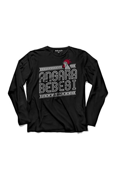 Kendim Seçtim Чоловіча сіра футболка Ankara Angara Bebesi 06 Zero Six з довги...