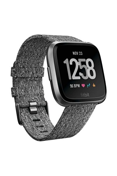 Fitbit Versa Special Edition Smart Watch - Charcoal Woven