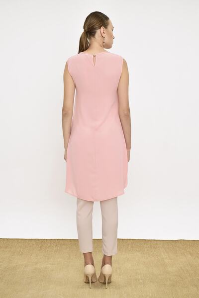 Bym Fashion Women's Powder Short Fringe Tunic 2340