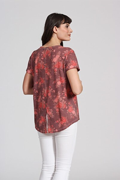 Seamoda Γυναικείο μπλουζάκι με στάμπα αντίκες PRA-434796-432095