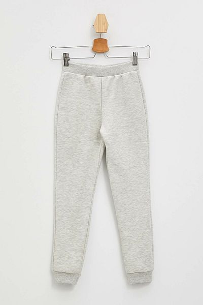 DeFacto Pantaloni de trening gri pentru fete cu talie elastică