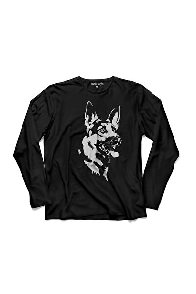 Kendim Seçtim Majica dugih rukava sa nemačkim ovčarskim psom policajcem