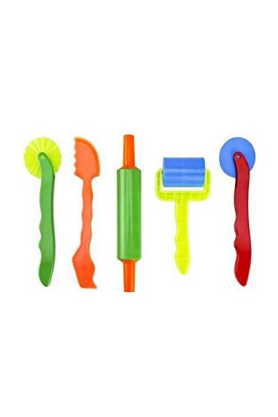 RoseRoi Play Dough Roller And Knife Set Educational Toy