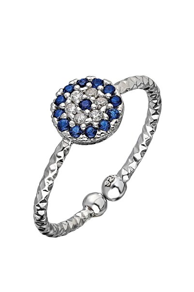 Glorria Kadın Gümüş Nazar Yüzük EG0364