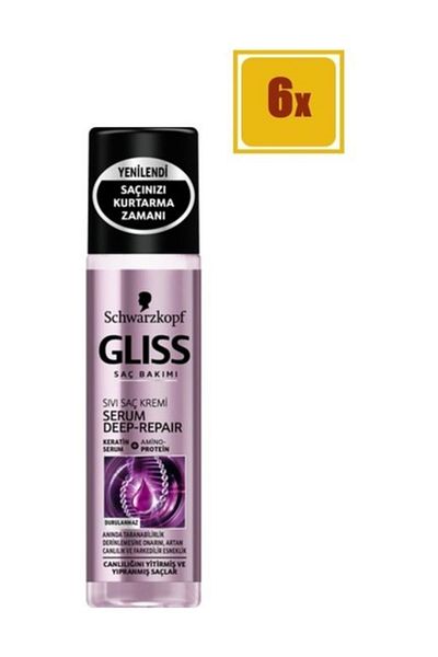 Gliss Serum Deep Repair - 200mL Conditioner, Set of 6