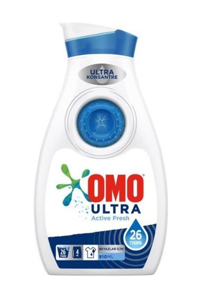 Omo Ultra Konsantre Sıvı Deterjan Active Fresh 910ML