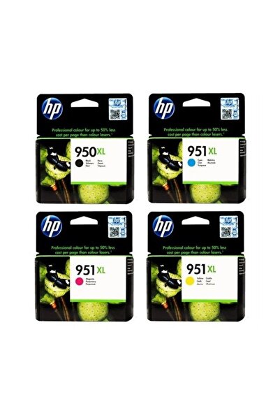 HP 950XL HP 951XL ORİJİNAL KARTUŞ 4'LÜ SET CN045 CN046 CN047 CN048