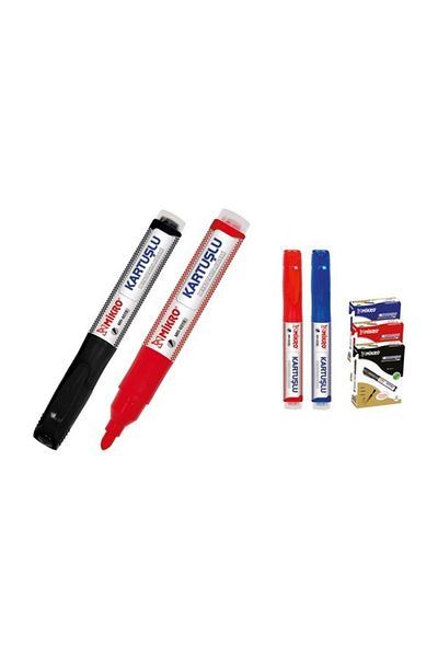 Mikro Blue Wooden Pen with Cartridge - Mr-6019 Single (1 Piece)