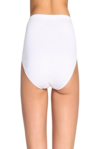 Tutku Γυναικεία Λευκό-Μαύρο-Δέρμα 24 Συσκευασία 100% Βαμβακερό εσώρουχο