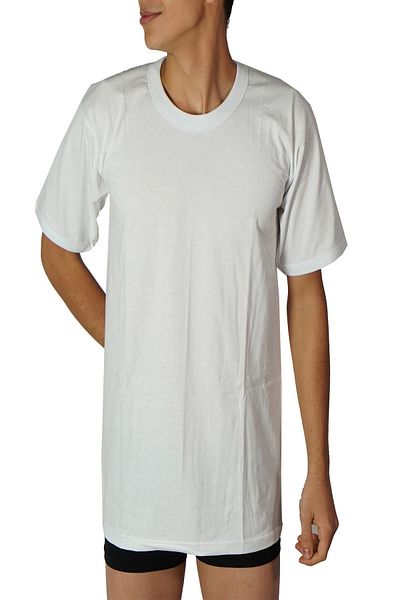 Berrak White 6 Pack - Clear Half Sleeve and Zero Collar Undershirt Men's Undershirt