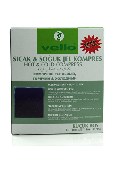 VELLO Sıcak & Soğuk Jel Kompres Küçük Boy (13x14 cm)