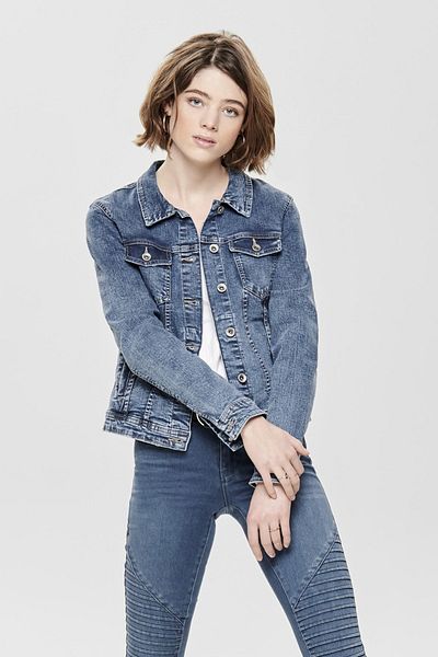 ONLY Jachetă de blugi albastră de damă 15170682 ONLTIA