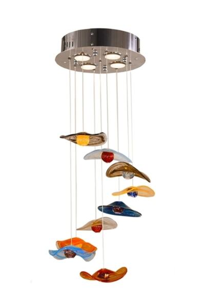 Tavcam Gülbahar Karma Avize 30 cm