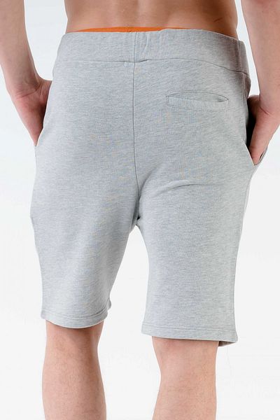JAHR MARC Basic Design Μεσαίου μήκους καλοκαιρινό γκρι σορτς Runner με τσέπες - 70041