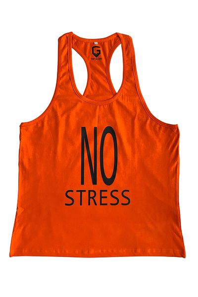 TOP GLORY FITNESS GYM TANK TOP ATHLET TTGT5033W ΠΟΡΤΟΚΑΛΙ