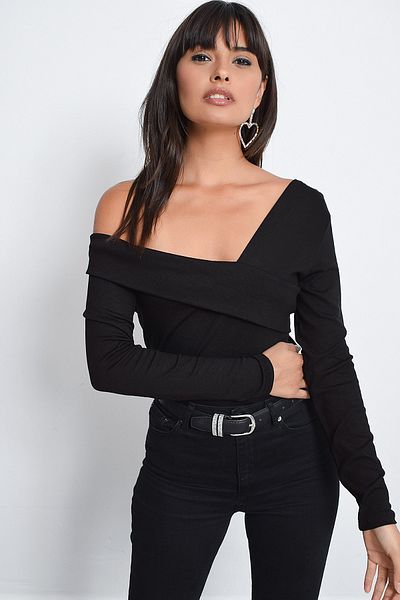 Cool & Sexy Blouse - Black - Fitted