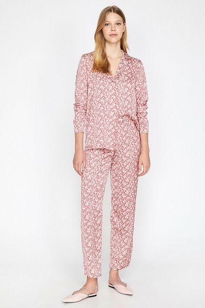 Koton Pyjamahose - Rot - Relaxed