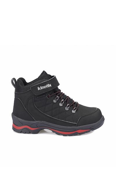 Kinetix Black Boy's Boots - Domigo Wr Water Resistant, Velcro