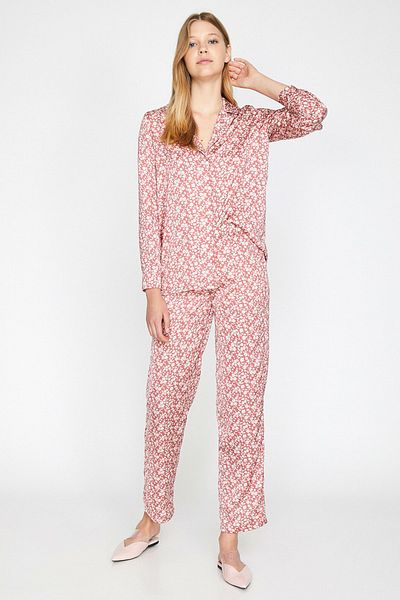 Koton Pyjamahose - Rot - Relaxed