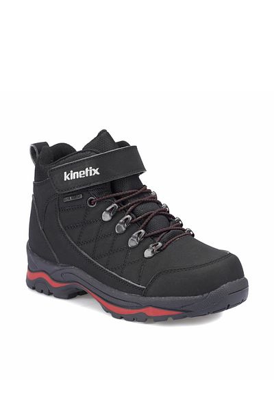 Kinetix Black Boy's Boots - Domigo Wr Water Resistant, Velcro