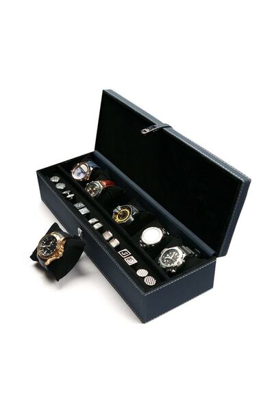 Adalinhome Deri Saat Aksesuar Kutusu.