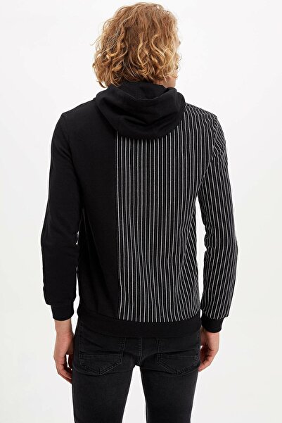 DeFacto Μακρυμάνικο φούτερ με λεπτή εφαρμογή