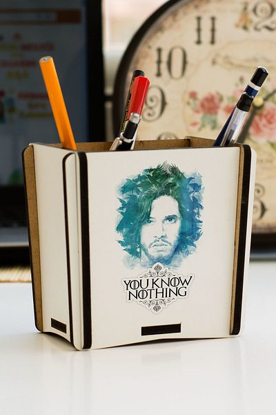 Hediyelen You Know Nothing Pen Holder