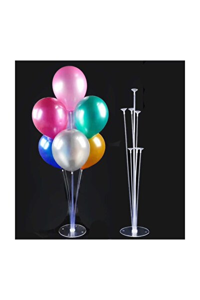 kidspartim مجموعة حامل تزيين البالونات المكونة من 7 قضبان