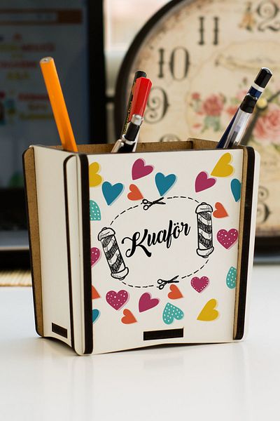Hediyelen Hairdresser Pen Holder