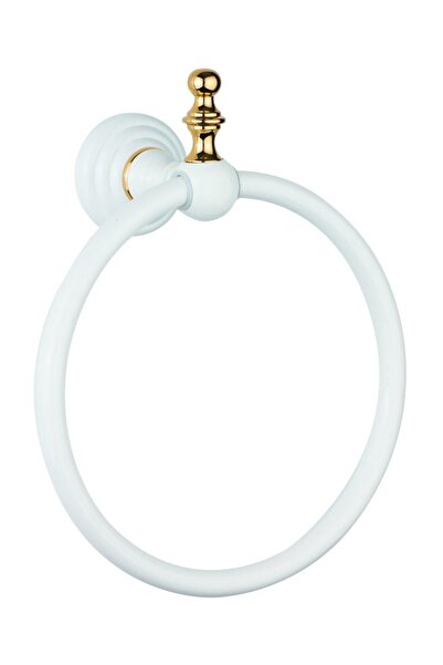 Saray Banyo Saray Pirinç Daire Havluluk Artemis Beyaz Altın