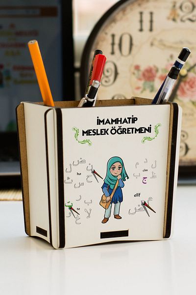 Hediyelen Imamhatip Professional Teacher Pencil Holder