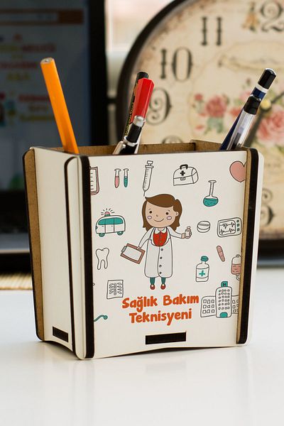 Hediyelen Health Care Technician Pen Holder