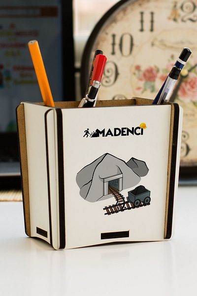 Hediyelen Miner Pencil Holder
