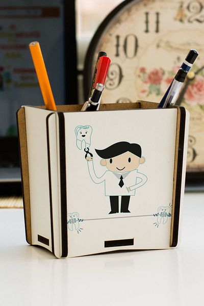 Hediyelen Dentist Pen Holder