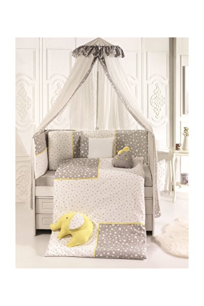 Pierre Cardin Smiley Stars Gray-yellow Uyku Seti 75*130 cm