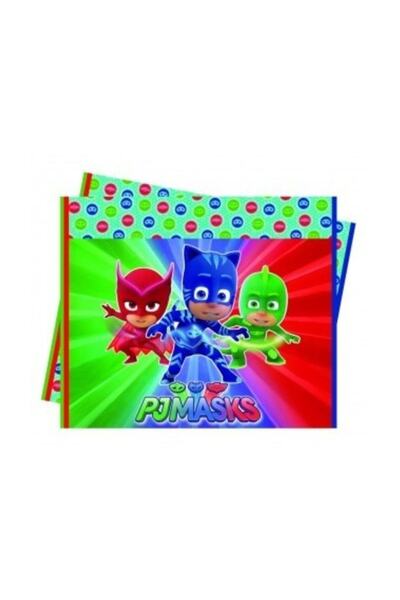 Genel Markalar - Pj Masks Baskılı Plastik Masa Örtüsü 120x180 cm ZRNET