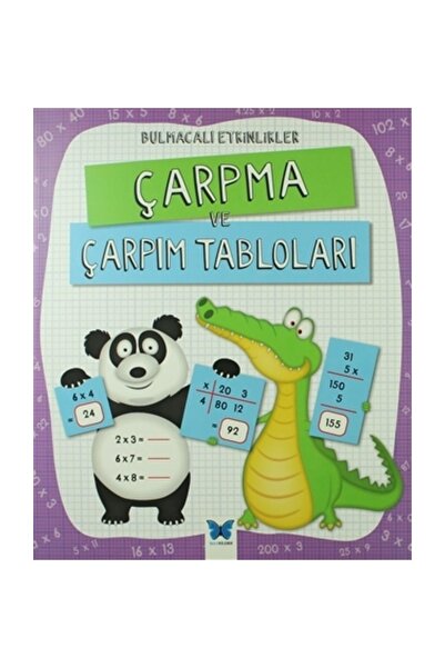 Mavi Kelebek Yayınları Bulmacalı Etkinlikler Çarpma ve Çarpım Tabloları Penny...