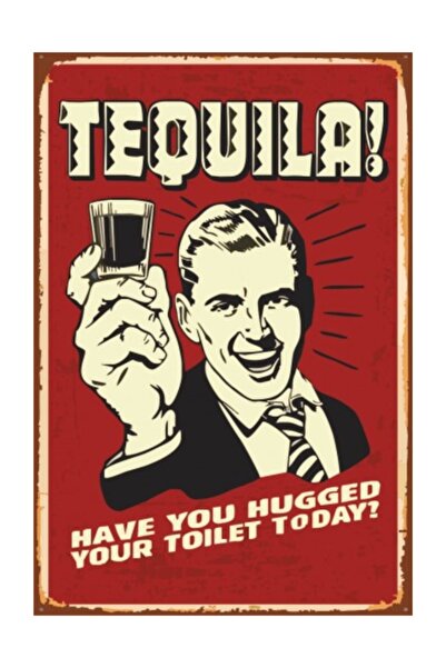 Hayat Poster Τεκίλα Ρετρό Vintage Πλακέτα