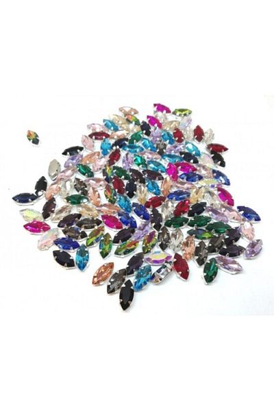 yiğit aksesuar 7x15 (1,5 cm) Θήκη για μασχάλες Πέτρα Μικτή συσκευασία 100 τεμαχίων