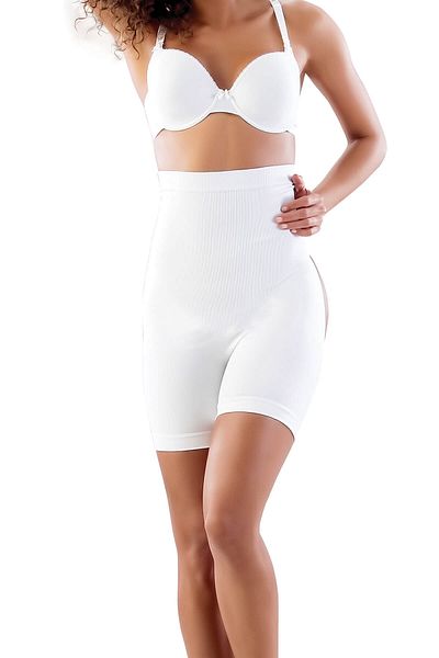 Emay Women's White Seamless High Waist Corset 2063