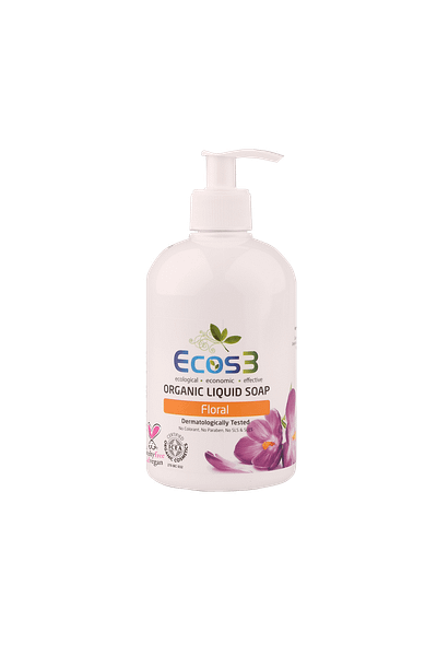 Ecos3 Organic Liquid Soap Floral 2-Piece SET (2 x 500 ML)