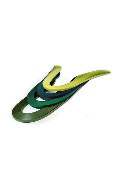 HAYAL Quad Green Series 4 Different Tones Green Colored Quilling 400 Pieces