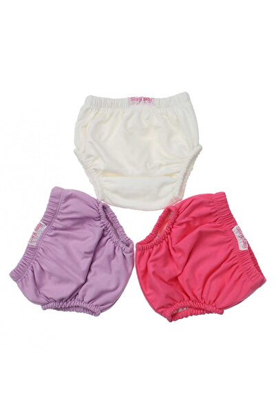 Story Baby Kız Bebek Çocuk Desenli Sevimli 3 Lü Alıştırma Külodu  035-60155-003